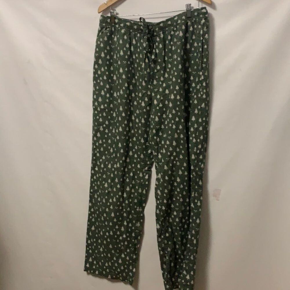 EDDIE BAUER CHRISTMAS PINE TREE PAJAMAS‎ PANTS SIZE L